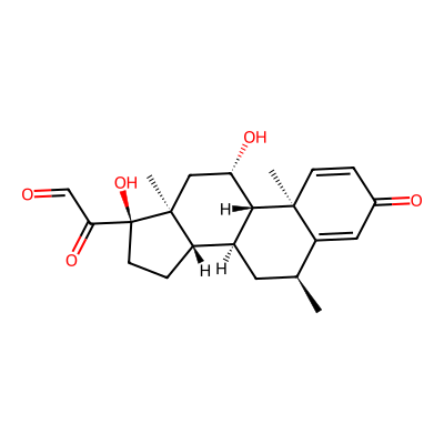 Chemical structure of 21-Dehydro Methyl Prednisolone