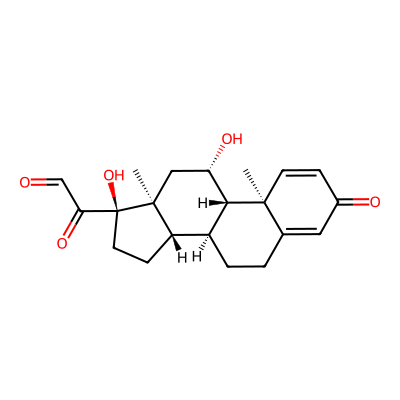 Chemical structure of 21-Dehydro Prednisolone
