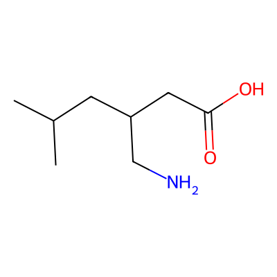 Chemical structure of Racemic Pregabalin