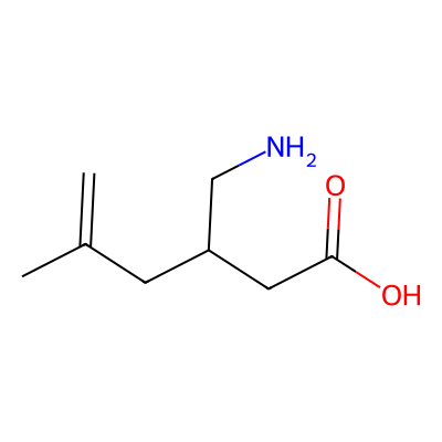 Chemical structure of Pregabalin-5 ene