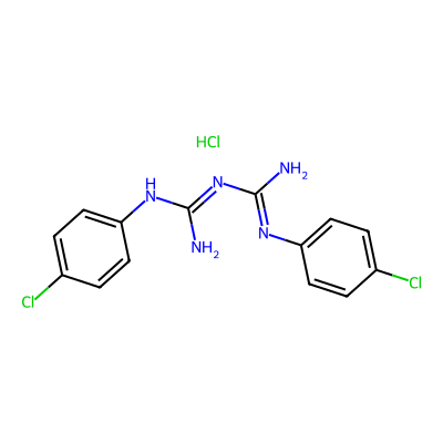 Chemical structure of Proguanil EP Impurity C