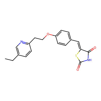Chemical structure of Pioglitazone EP Impurity B