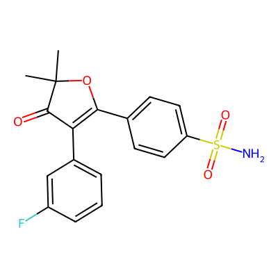 Chemical structure of Polmacoxib