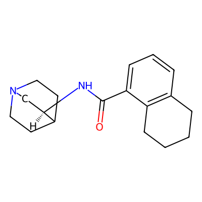 Chemical structure of Palonosetron Amide Impurity