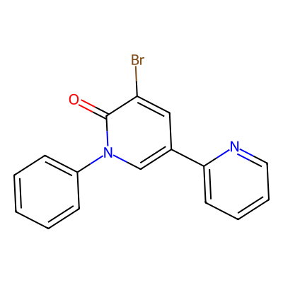 Chemical structure of Perampanel Bromo Pyridone