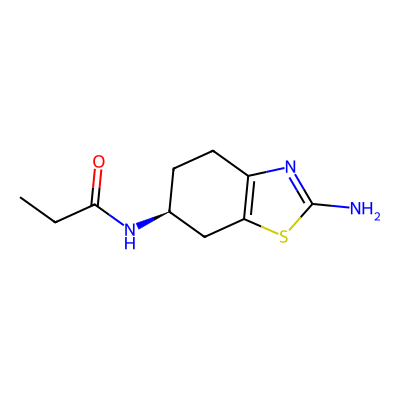 Chemical structure of Pramipexole Propionamide
