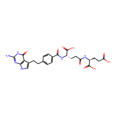 Chemical structure of Pemetrexed EP Impurity D