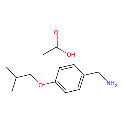 Chemical structure of Pimavanserin Isobutoxy Amine Impurity