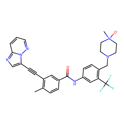 Chemical structure of Ponatinib N-Oxide