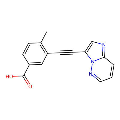Chemical structure of Ponatinib Impurity 2