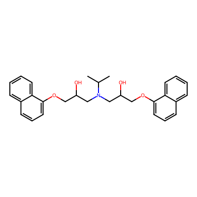 Chemical structure of Propranolol EP Impurity B