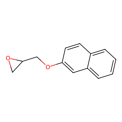 Chemical structure of 2-Naphthyl glycidyl Ether