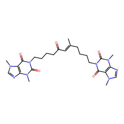 Chemical structure of Pentoxifylline EP Impurity J