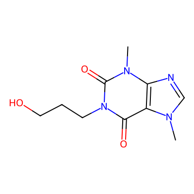 Chemical structure of Pentoxifylline EP Impurity D