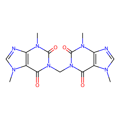 Chemical structure of Pentoxifylline EP Impurity E