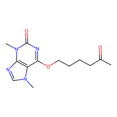 Chemical structure of Pentoxifylline EP Impurity G