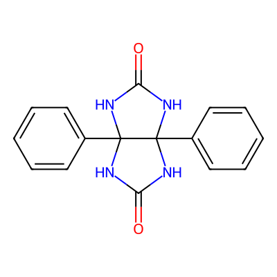 Chemical structure of Phenytoin Sodium Impurity D (Freebase)