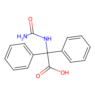 Chemical structure of Phenytoin Related Compound B (USP)