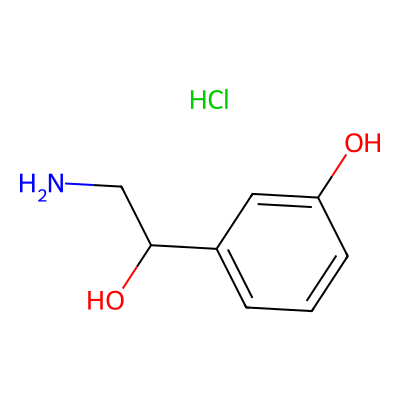 Chemical structure of Phenylephrine EP Impurity A
