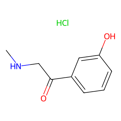 Chemical structure of Phenylephrine Hydrochloride Impurity C