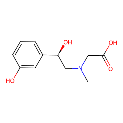 Chemical structure of Phenylephrine Related Compound G