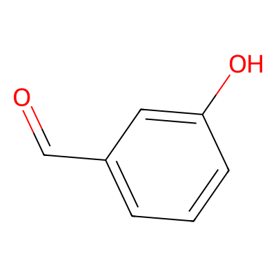 Chemical structure of 3-Hydroxybenzaldehyde