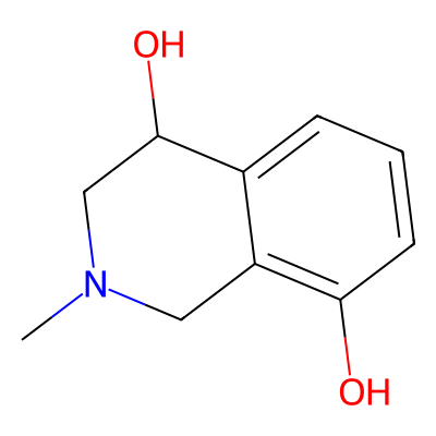 Chemical structure of Phenylephrine 4,8 Isoquinoline analog