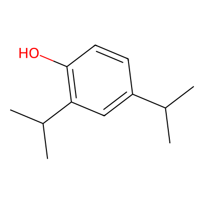 Chemical structure of Propofol Impurity A
