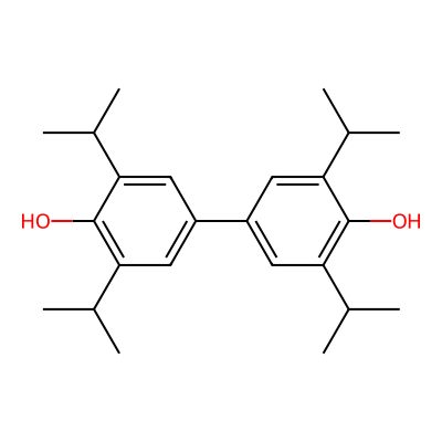 Chemical structure of Propofol Impurity E