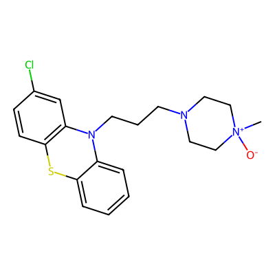 Chemical structure of Prochlorperazine N-oxide