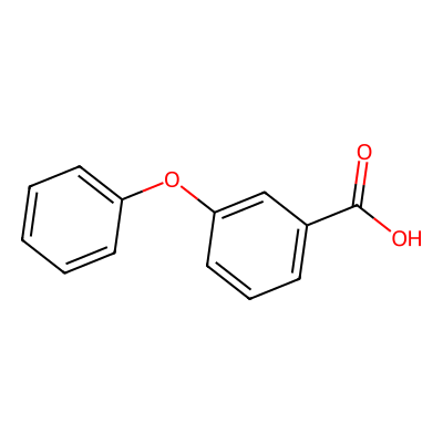 Chemical structure of Permethrin Acid Impurity