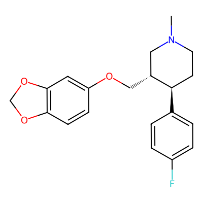 Chemical structure of Paroxetine Related Compound F