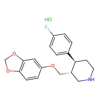 Chemical structure of Paroxetine Hydrochloride EP Impurity D