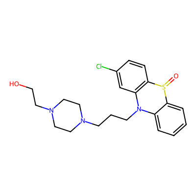 Chemical structure of Perphenazin Sulfoxide