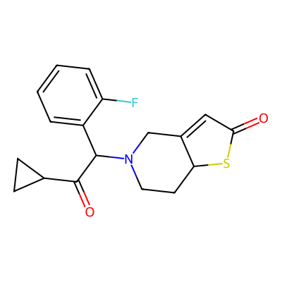 Chemical structure of Prasugrel thiol analog