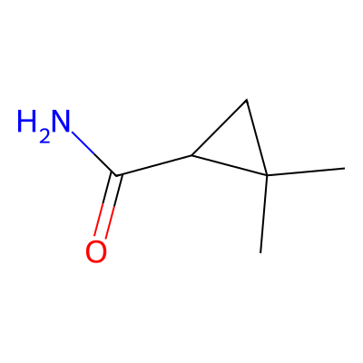 Chemical structure of 2,2-Dimethylcyclopropanecarboxamide