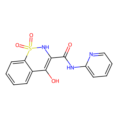 Chemical structure of Piroxicam Impurity B