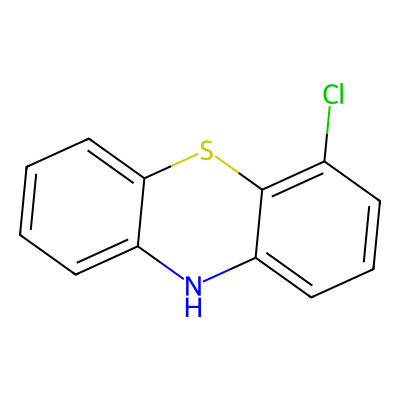 Chemical structure of 4-Chlorophenothiazine