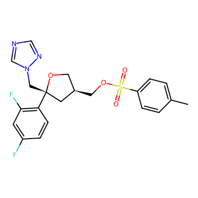 Chemical structure of Posaconazole Intermediate A