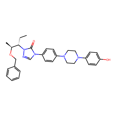 Chemical structure of Posaconazole Intermediate B