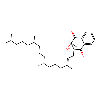 Chemical structure of Trans-Epoxyphytomenadione