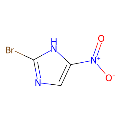 Chemical structure of 2-Bromo-4-nitroimidazole