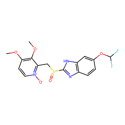Chemical structure of Pantoprazole N-Oxide