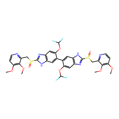 Chemical structure of Pantoprazole Related Compound E