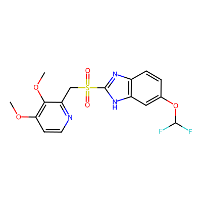 Chemical structure of Pantoprazole EP Impurity A