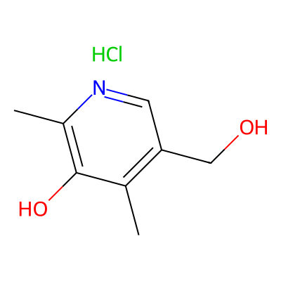 Chemical structure of Pyridoxine Hydrochloride Impurity B (Hydrochloride Salt)
