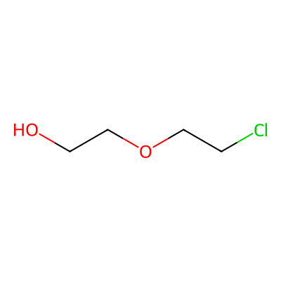 Chemical structure of 2-Chloroethoxy ethanol
