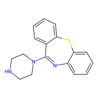 Chemical structure of Quetiapine Impurity B (Freebase)