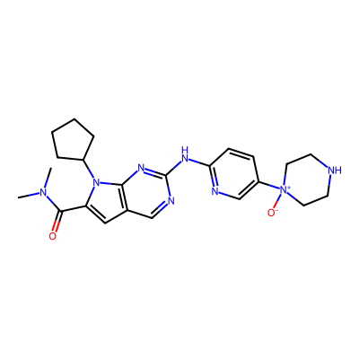 Chemical structure of Ribociclib N-Oxide Impurity 2