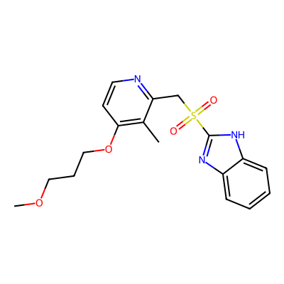 Chemical structure of Rabeprazole Related Compound D